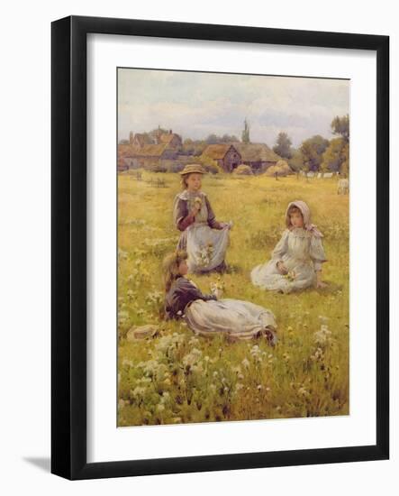 Picking Wild Flowers-William Affleck-Framed Giclee Print