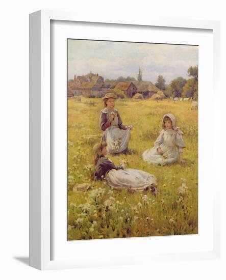 Picking Wild Flowers-William Affleck-Framed Giclee Print