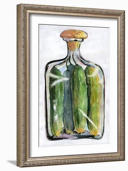 Pickle Jar Painting-Blenda Tyvoll-Framed Art Print