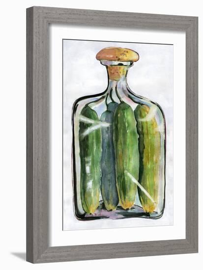 Pickle Jar Painting-Blenda Tyvoll-Framed Art Print