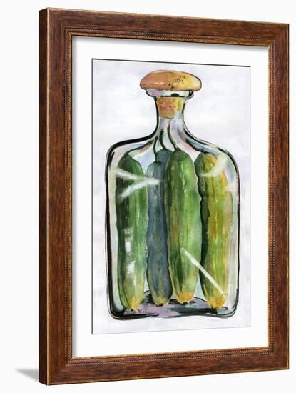 Pickle Jar Painting-Blenda Tyvoll-Framed Art Print