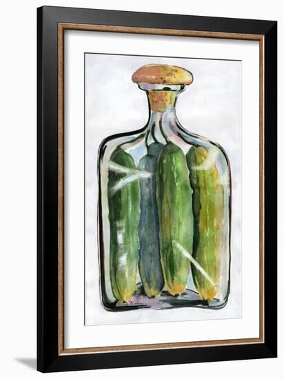 Pickle Jar Painting-Blenda Tyvoll-Framed Art Print