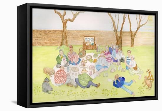 Picnic, 2018-Gillian Lawson-Framed Premier Image Canvas