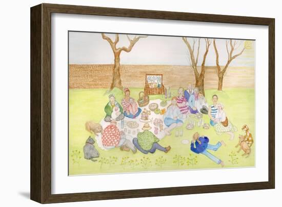 Picnic, 2018-Gillian Lawson-Framed Giclee Print