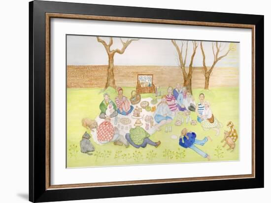 Picnic, 2018-Gillian Lawson-Framed Giclee Print