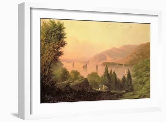 Picnic Along the Hudson, 1881-Robert Walter Weir-Framed Giclee Print