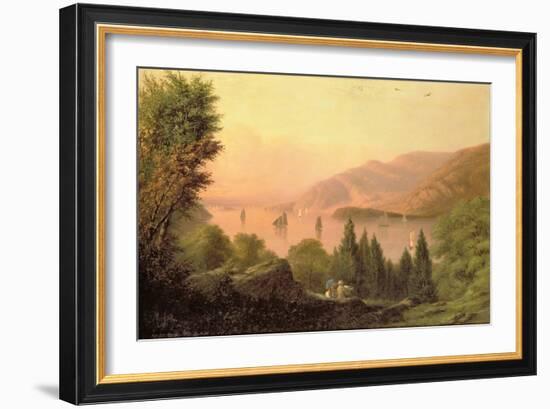 Picnic Along the Hudson, 1881-Robert Walter Weir-Framed Giclee Print