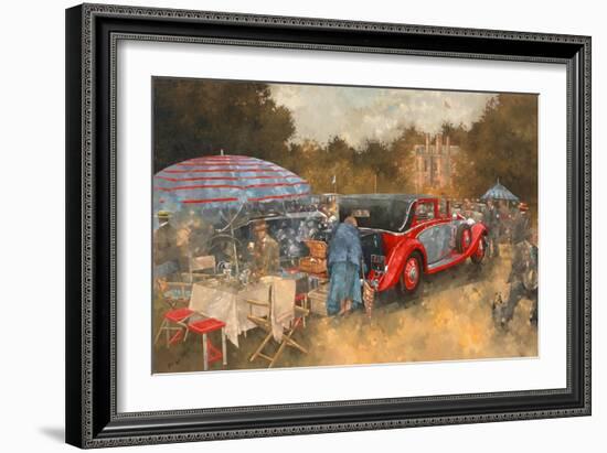 Picnic at Althorp-Peter Miller-Framed Giclee Print