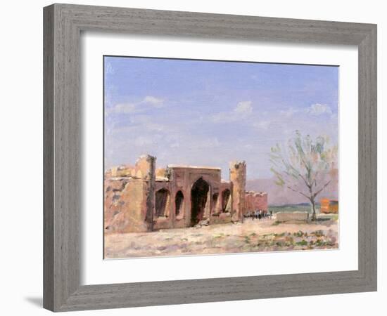 Picnic at Caravanserai-Bob Brown-Framed Giclee Print