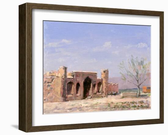 Picnic at Caravanserai-Bob Brown-Framed Giclee Print