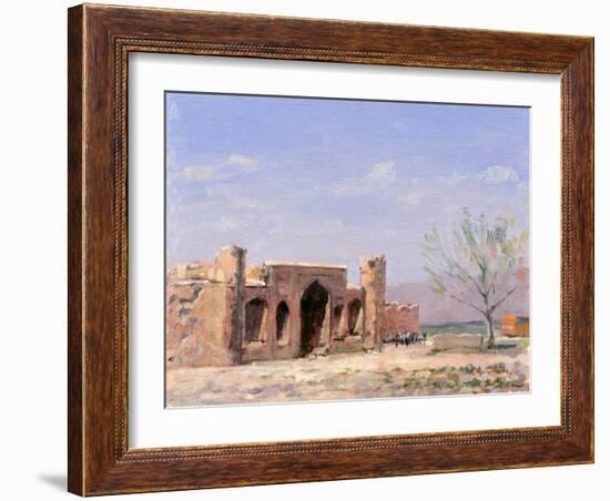 Picnic at Caravanserai-Bob Brown-Framed Giclee Print