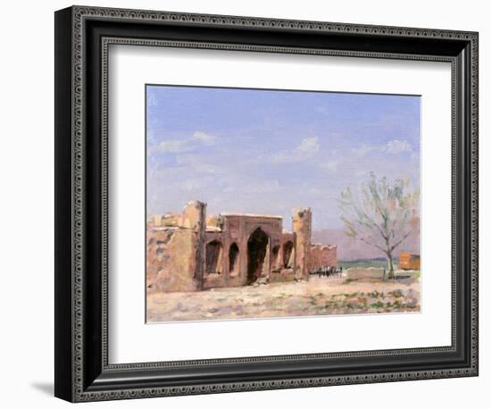 Picnic at Caravanserai-Bob Brown-Framed Giclee Print