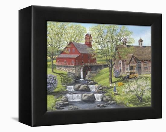 Picnic at the Mill-Bob Fair-Framed Premier Image Canvas