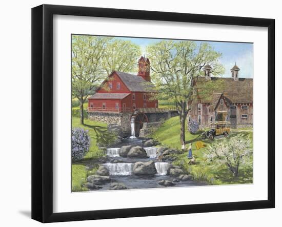 Picnic at the Mill-Bob Fair-Framed Giclee Print