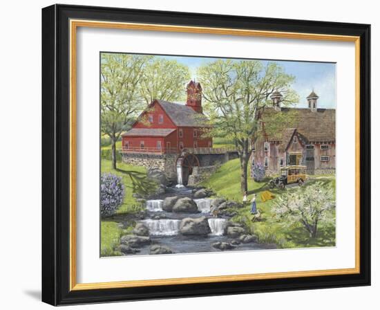 Picnic at the Mill-Bob Fair-Framed Giclee Print