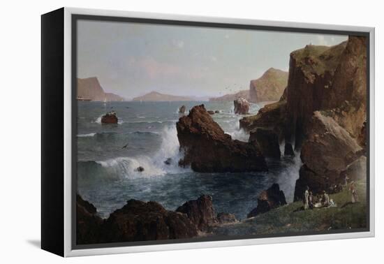 Picnic by the Sea-Thomas Hill-Framed Premier Image Canvas