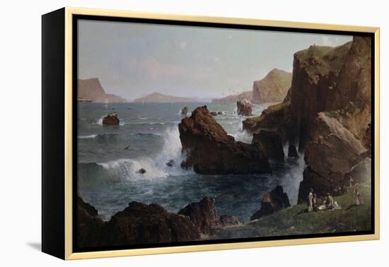 Picnic by the Sea-Thomas Hill-Framed Premier Image Canvas