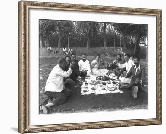 Picnic in Iran-null-Framed Photographic Print