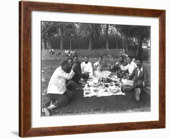 Picnic in Iran-null-Framed Photographic Print