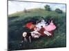 Picnic in May, 1873-Pal Szinyei Merse-Mounted Giclee Print