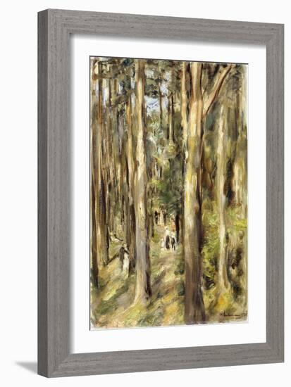 Picnic in the Woods, 1920-Max Liebermann-Framed Giclee Print