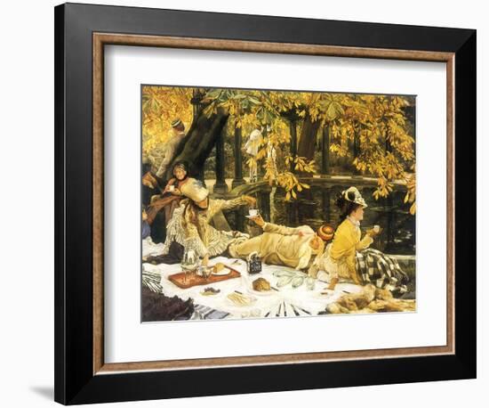 Picnic Lunch by Pool, 1876-James Tissot-Framed Giclee Print