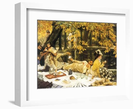 Picnic Lunch by Pool, 1876-James Tissot-Framed Giclee Print