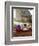 Picnic Lunch of Bread, Cheese, Tomatoes and Red Wine on a Hamper in the Dordogne, France-Michael Busselle-Framed Photographic Print