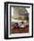 Picnic Lunch of Bread, Cheese, Tomatoes and Red Wine on a Hamper in the Dordogne, France-Michael Busselle-Framed Photographic Print