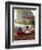 Picnic Lunch of Bread, Cheese, Tomatoes and Red Wine on a Hamper in the Dordogne, France-Michael Busselle-Framed Photographic Print