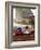 Picnic Lunch of Bread, Cheese, Tomatoes and Red Wine on a Hamper in the Dordogne, France-Michael Busselle-Framed Photographic Print