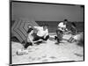Picnic on the Beach-Bettmann-Mounted Photographic Print