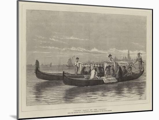 Picnic Party on the Lagoon-George Goodwin Kilburne-Mounted Giclee Print