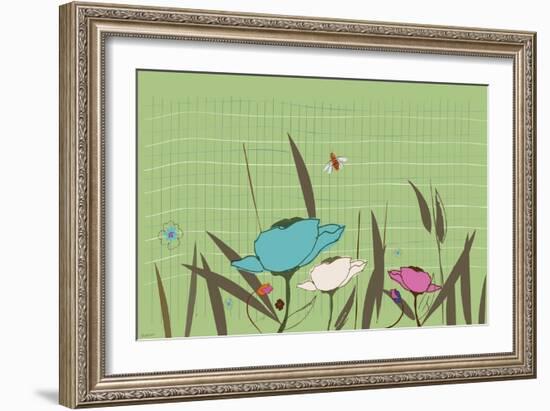 Picnic Peppermint-Anne Cote-Framed Giclee Print