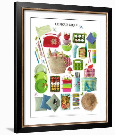 Picnic-null-Framed Art Print