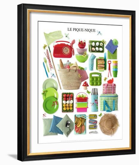 Picnic-null-Framed Art Print