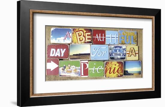 Picnic-null-Framed Giclee Print