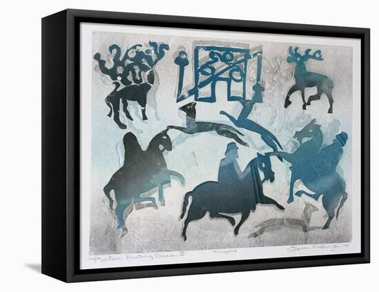 Pictish Hunting Scene III, 1995-Gloria Wallington-Framed Premier Image Canvas