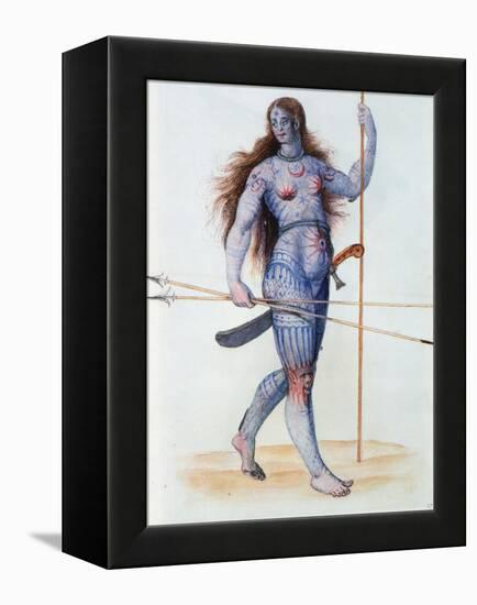 Pictish Woman-John White-Framed Premier Image Canvas