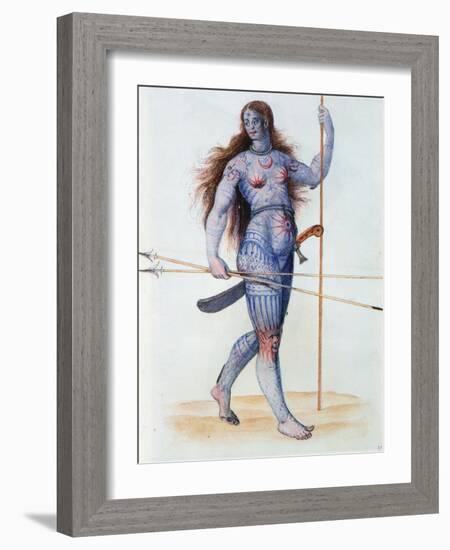 Pictish Woman-John White-Framed Giclee Print