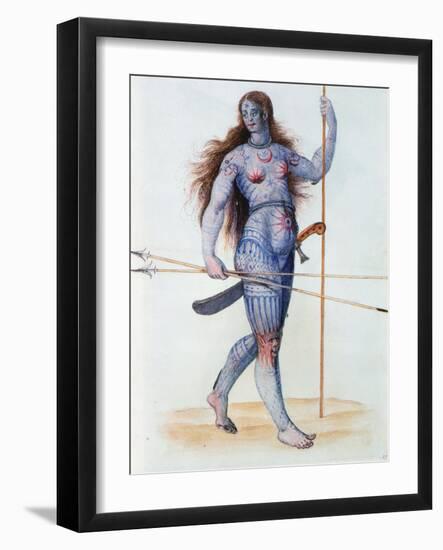 Pictish Woman-John White-Framed Giclee Print