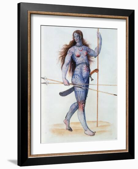 Pictish Woman-John White-Framed Giclee Print