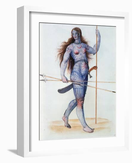 Pictish Woman-John White-Framed Giclee Print