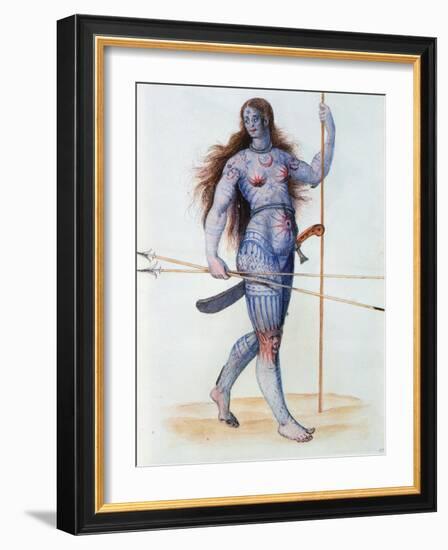 Pictish Woman-John White-Framed Giclee Print