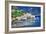 Pictorial Coastal Town Amalfi , Italy-Maugli-l-Framed Photographic Print