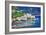 Pictorial Coastal Town Amalfi , Italy-Maugli-l-Framed Photographic Print