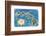 Pictorial Map of the State of Hawaii - Hawaiian Airlines Route Map-Pacifica Island Art-Framed Art Print