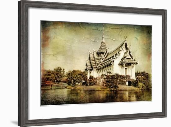 Pictorial Thailand - Artwork In Painting Style-Maugli-l-Framed Art Print