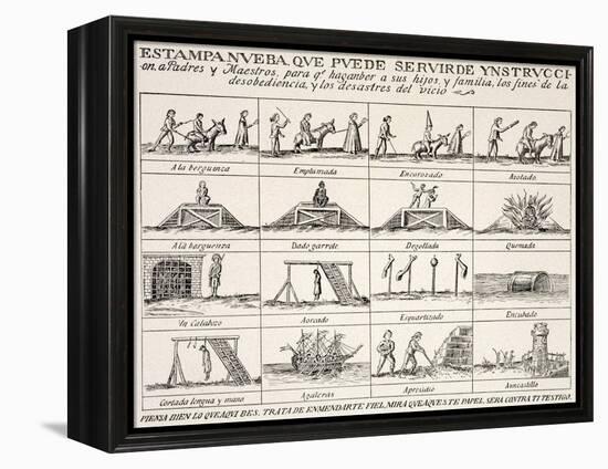 Pictorial Treatise on Morality-null-Framed Premier Image Canvas