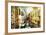 Pictorial Venetian Streets - Artwork In Painting Style-Maugli-l-Framed Art Print